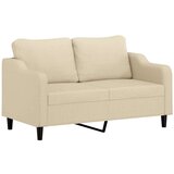  3-dijelni set sofa s jastucima krem od tkanine | shoptok.hr