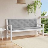  Jastuk za vrtnu klupu sivi 150 x (50+50) x 7 cm tkanina Oxford | Eponuda.ba