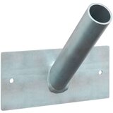 vidaXL Nosilec zastave Srebrna Nerjaveče jeklo 13 x 6 x 12,5 cm Trajno | Shoptok.si