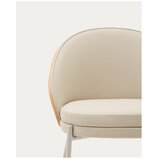 Kave Home Kremno bel jedilni stol Eamy – | Shoptok.si