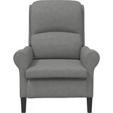  Fotelja Tamno siva 76 x 94 x 102 cm Mikrofibra | shoptok.hr