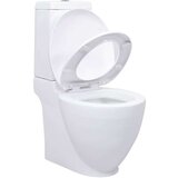 Keramička Keramična WC školjka pretok vode zadaj bela, (20766867) | Shoptok.si
