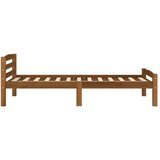 Za krevet od masivne borovine smeđa boja meda 90 x 200 cm | shoptok.hr