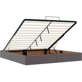  Otomanski okvir kreveta bez madraca sivi 200x200cm umjetne kože | shoptok.hr