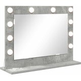  Ogledalo za Toalet Pravokutni Betonski sivi 60 x 45 x 18 cm | shoptok.hr