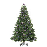 vidaXL Umestno božično drevo med 300 LED Zelena 210 cm PE in PVC | Shoptok.si