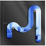 WALLXPERT dekorativno ogledalo Ozgl509 blue | Eponuda.com