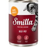  Varčno pakiranje Smilla goveji lonček 24 x 400 g - Govedina s puranom | shoptok.hr