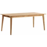 Rowico blagovaonski stol od hrastovovine Mimi, 180 x 90 cm