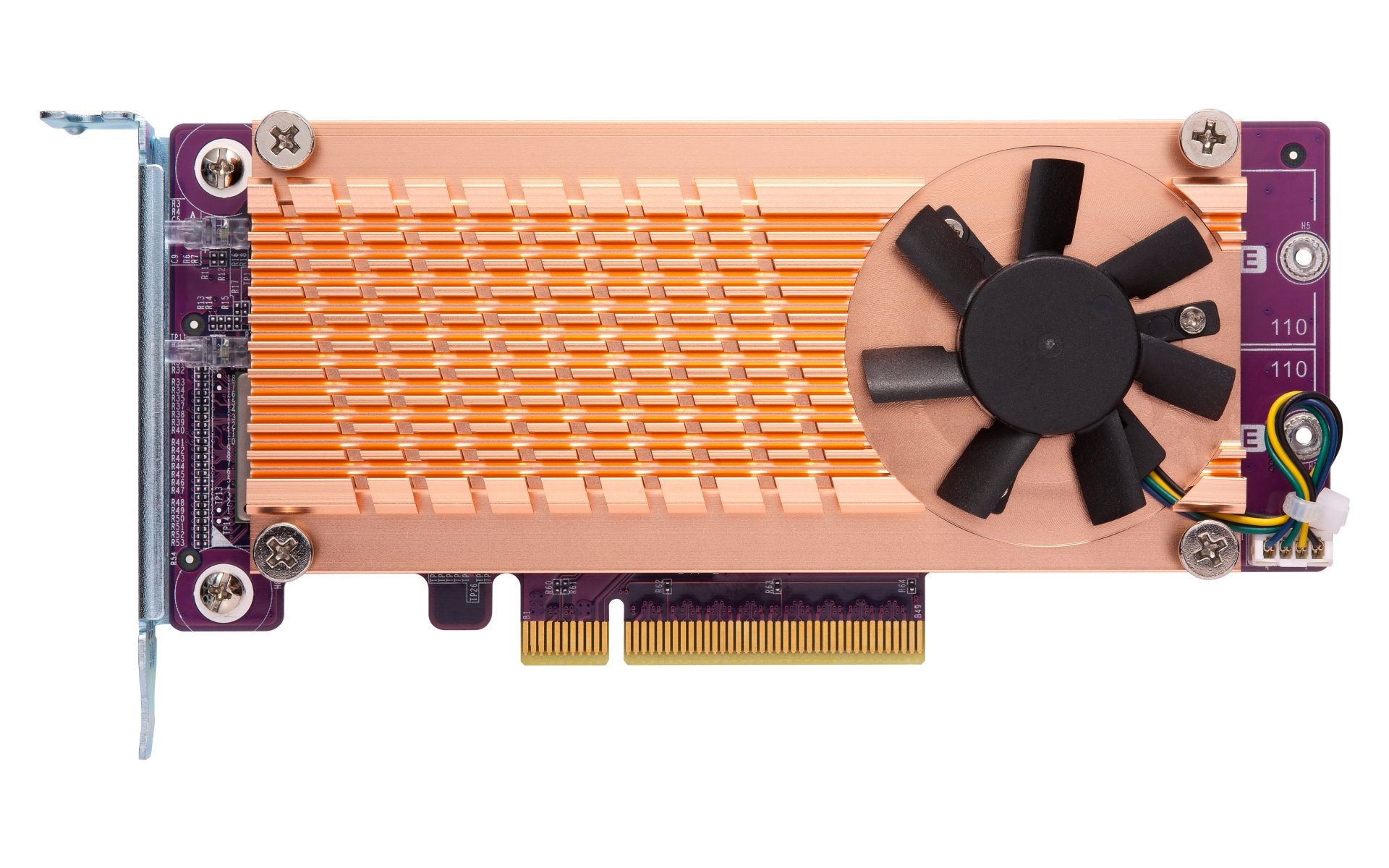 Qnap QM2-2P-384A 2x M.2 NVMe SSD PCIe x8 kartica za proširenje Cijene