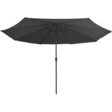  Vrtni suncobran s metalnim stupom 390 cm antracit | shoptok.hr