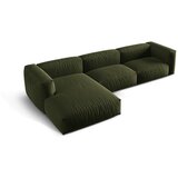 Micadoni Zelena kotna sedežna garnitura (levi kot) Martina – Home | Shoptok.si
