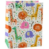 Poklon vrećica Safari životinje 23 x 18 x 10,5 cm | shoptok.hr