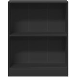  Polica za knjige crna 60 x 24 x 76 cm od konstruiranog drva | Eponuda.ba