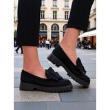 Resti Eco suede women's moccasins with a Floverse flower | ePonuda.com
