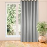  Curtain CARMENA color gray style classic golden gold metal eyelets braid 150x245 HOMEDE | shoptok.hr