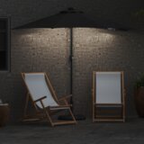 vidaXL Vrtni suncobran Antracit 294 x 150 x 223 cm tkanina | shoptok.hr