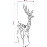  3D Božićni irvas LOVIISA 560 LED lampica Hladno bijela | shoptok.hr