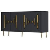 Hanah home komoda seduna anthracite gold | ePonuda.com