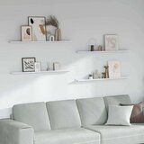 Polica na zidu s policom 4 pcs Bijeli mramor 115 x 9 x 3 cm | shoptok.hr