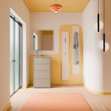 CARRYHOME Komoda Alice, Rjavosiva | Shoptok.si