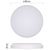 Svetilo LED LIVI 40 cm, 30 W, toplo-hladno belo, z možnostjo zatemnitve z daljinskim uprav | Shoptok.si