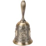 INF Ročna zvonček iz cinkove zlitine v evropskem slogu - za restavracije in bare Bronze, (5000243361) | Shoptok.si