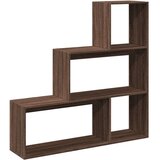 vidaXL Pregrada / regal za knjige 3 razina hrast 123x29x123 cm drveni | shoptok.hr