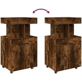 Barska kolica boja hrasta 50 x 41 x 89 cm konstruirano drvo | shoptok.hr