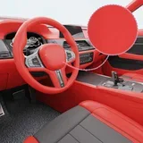 za automobil mat crvena 100 x 150 cm