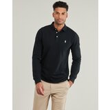 Polo Ralph Lauren Polo majice dolgi rokavi POLO COUPE AJUSTEE SLIM FIT EN COTON STRECH MESH Črna | Shoptok.si