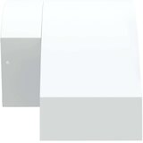 vidaXL Zunanje LED stenske senzorske svetilke bela tlačno lit aluminij | Shoptok.si