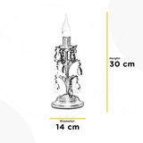  ONLI - Stona lampa TERESA 1xE14/6W/230V bela | Eponuda.com