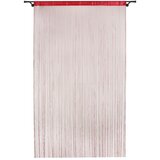 Mendola Fabrics Crvena zavjesa za vrata 100x200 cm String – Cijene