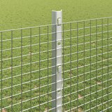  Zavarena žičana ograda s postom 10 x 1,2 m Srebrna Mreža | Shoptok.si