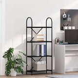 vidaXL Polica Crni hrast 60 x 30 x 146 cm Konstruirano drvo | shoptok.hr
