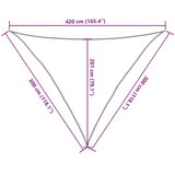  Jedro za zaštitu od sunca 160 g/m² svjetlozeleno 3x3x4,2 m HDPE | shoptok.hr