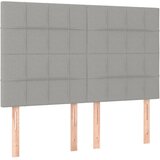  box spring s madracem svjetlosivi 140x200 cm od tkanine | shoptok.hr