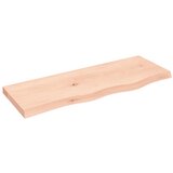 vidaXL Zidna polica 80 x 30 x 4 cm od neobrađene masivne hrastovine Cijene