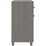  Komoda HAMAR svjetlosiva 79 x 40 x 80 cm od masivne borovine | shoptok.hr