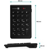 Connect IT CKB-0062-BK - Bežična numerička tastatura 1xAAA crna | Eponuda.com