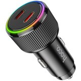  Auto punjač Hoco NZ14B 50W 3A 2 x USB-C crni Cijene