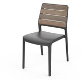 Keter Tamno siva/tamno smeđa plastična vrtna stolica Deco Porto – | shoptok.hr