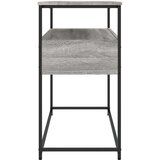  Konzolni stol siva boja hrasta 100x40x75 cm konstruirano drvo | shoptok.hr