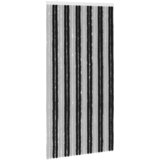 vidaXL Zavjesa protiv insekata Chenille Siva i crna 100 x 200 cm - Siva i crna (dvostripa) 100 x 200 cm | shoptok.hr