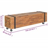 TV stalak 110 x 30 x 32,5 cm od masivne tikovine | shoptok.hr