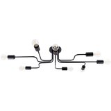 Sollux Lighting Lestenec VECTOR 8 črn, (21348281) | Shoptok.si