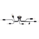 Sollux Lighting Sollux SL.1448 - Plafonski luster VECTOR, 8xE27/15W/230V, crni Cene