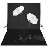 In Studijski set crna pozadina sustav za podršku 600 x 300 cm i svjetla | shoptok.hr