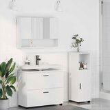 vidaXL Set namještaja za kupaonicu 3 pcs Bijelo 76.5 x 35 x 64 cm | shoptok.hr